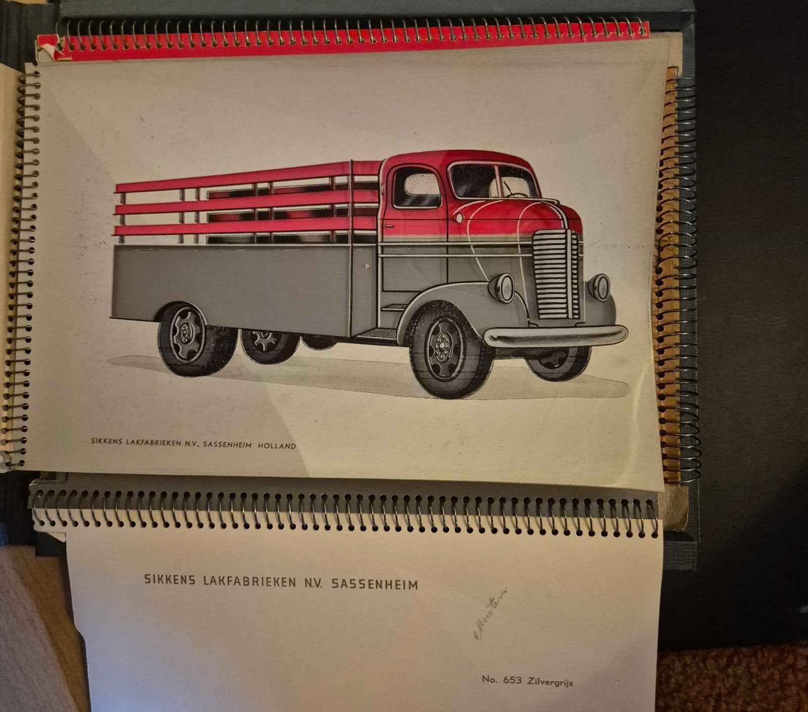 Sikkens Lakfabrieken Autokleuren Selector ca 1950 auto, Ophalen of Verzenden, Zo goed als nieuw, Algemeen