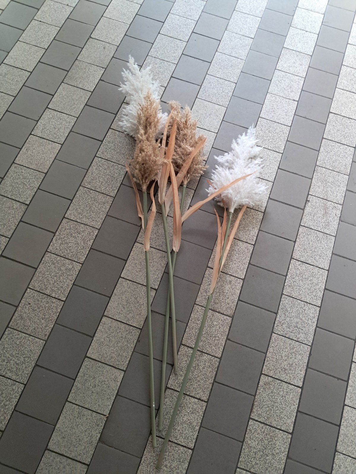 Decoratieve Pampas pluimen - 4 stuks, Ophalen of Verzenden, Gebruikt