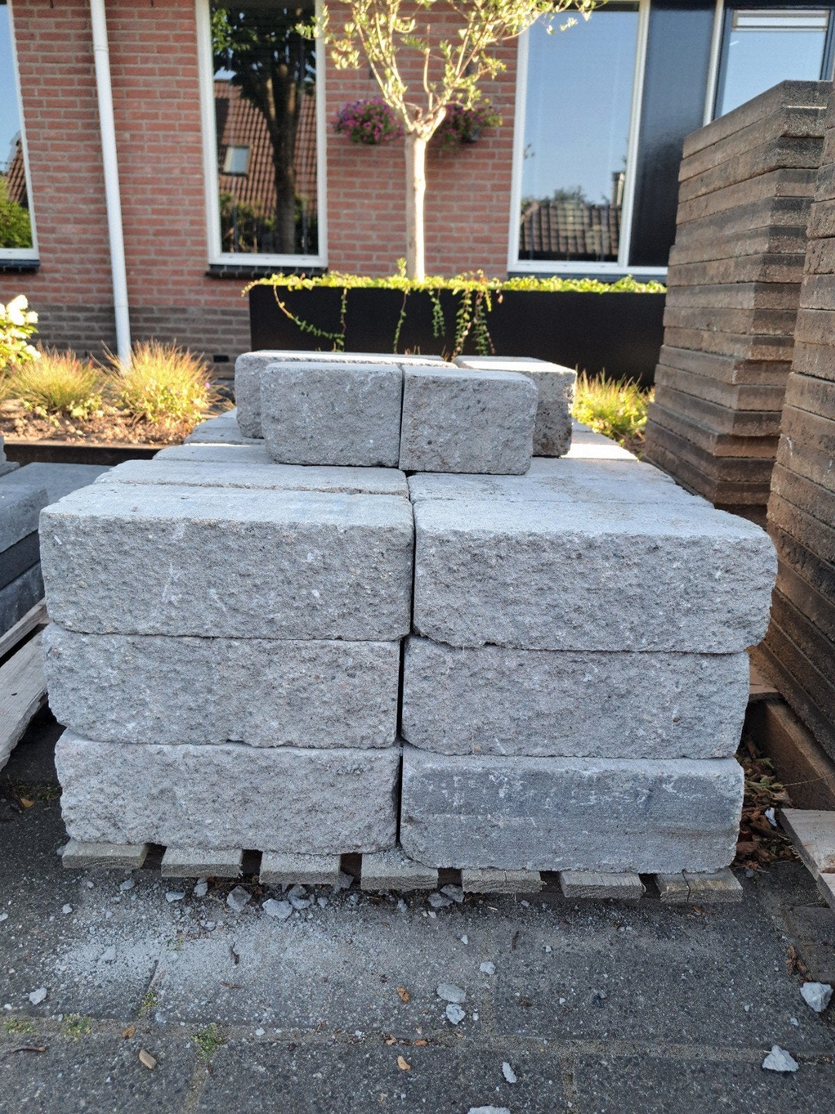 Cottage-Rock Tumbled La Bretagne Stapelblokken 32x13x11, Tuin en Terras, Ophalen, Nieuw, Beton, Overige typen