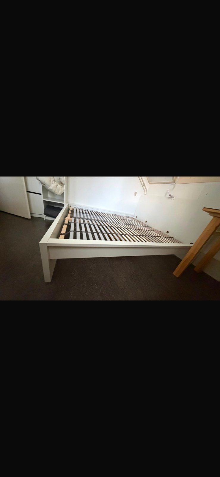 2 personeels bed 180x200  2 jr oud, Ophalen, 90 cm, Wit, Tweepersoons
