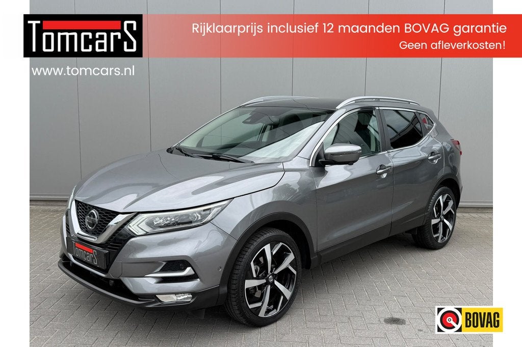 Nissan QASHQAI 1.3 DIG-T 140PK Tekna Trekhaak/Pano-dak/360-c, Auto's, Nissan, Bedrijf, Te koop, Qashqai, 360° camera, ABS, Achteruitrijcamera