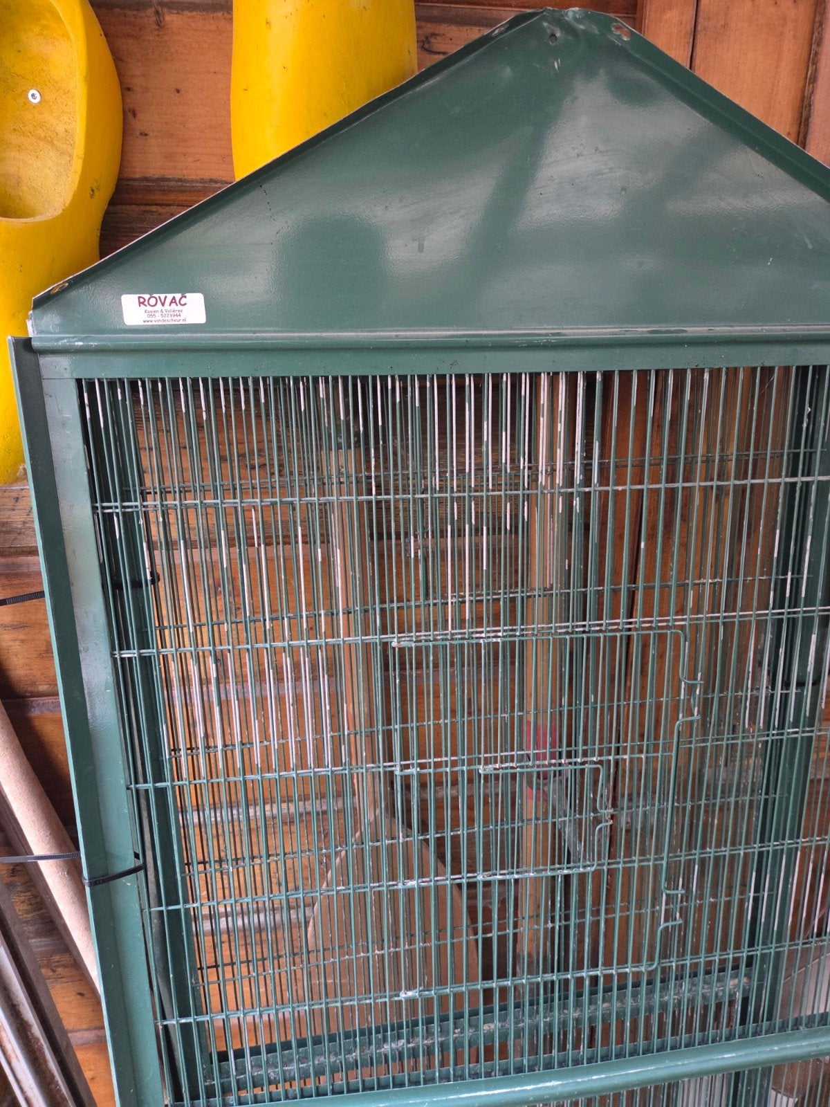 binnen volière voor parkieten of kanaries, Ophalen, Hout, Volière