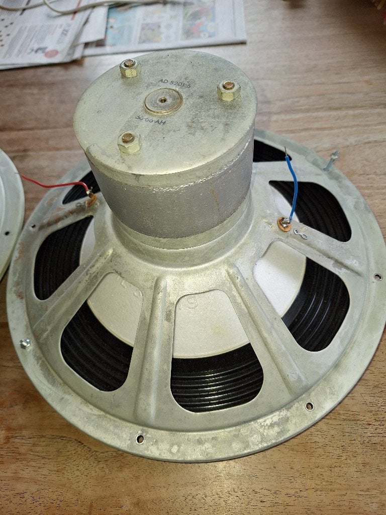 Philips AD5201 S 12inch speakers. Bombardon met defect., Philips, Gebruikt, Overige typen, Ophalen of Verzenden