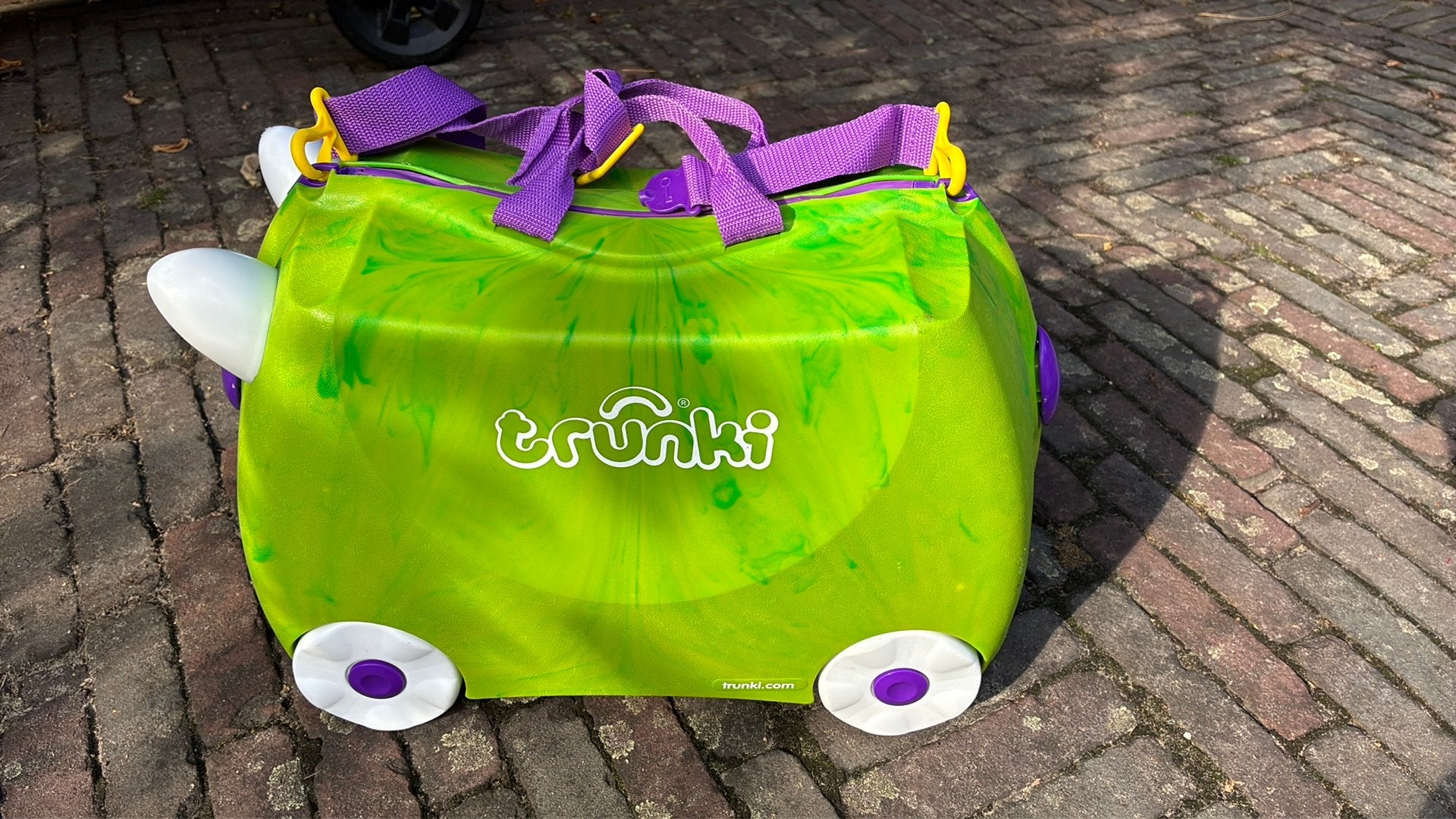 Trunky kinder koffer, Ophalen, Hard kunststof, Minder dan 50 cm, Zo goed als nieuw