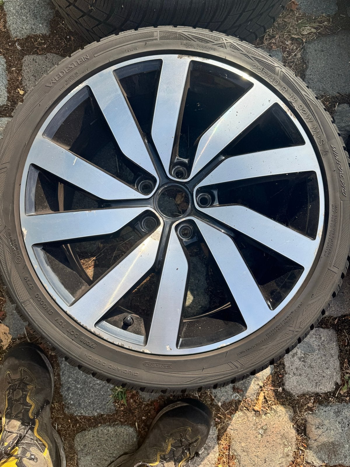 Vredestein Quatrac Pro Winterbanden + velg, Auto-onderdelen, Banden en Velgen, Ophalen, 18 inch, Gebruikt, Banden en Velgen