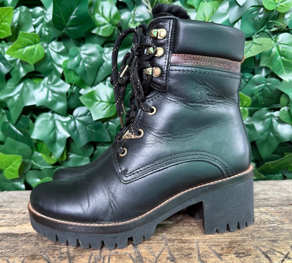 Nieuwe gevoerde boots van Panama Jack maat 38, Zwart, Lage of Enkellaarzen, Nieuw, Ophalen of Verzenden