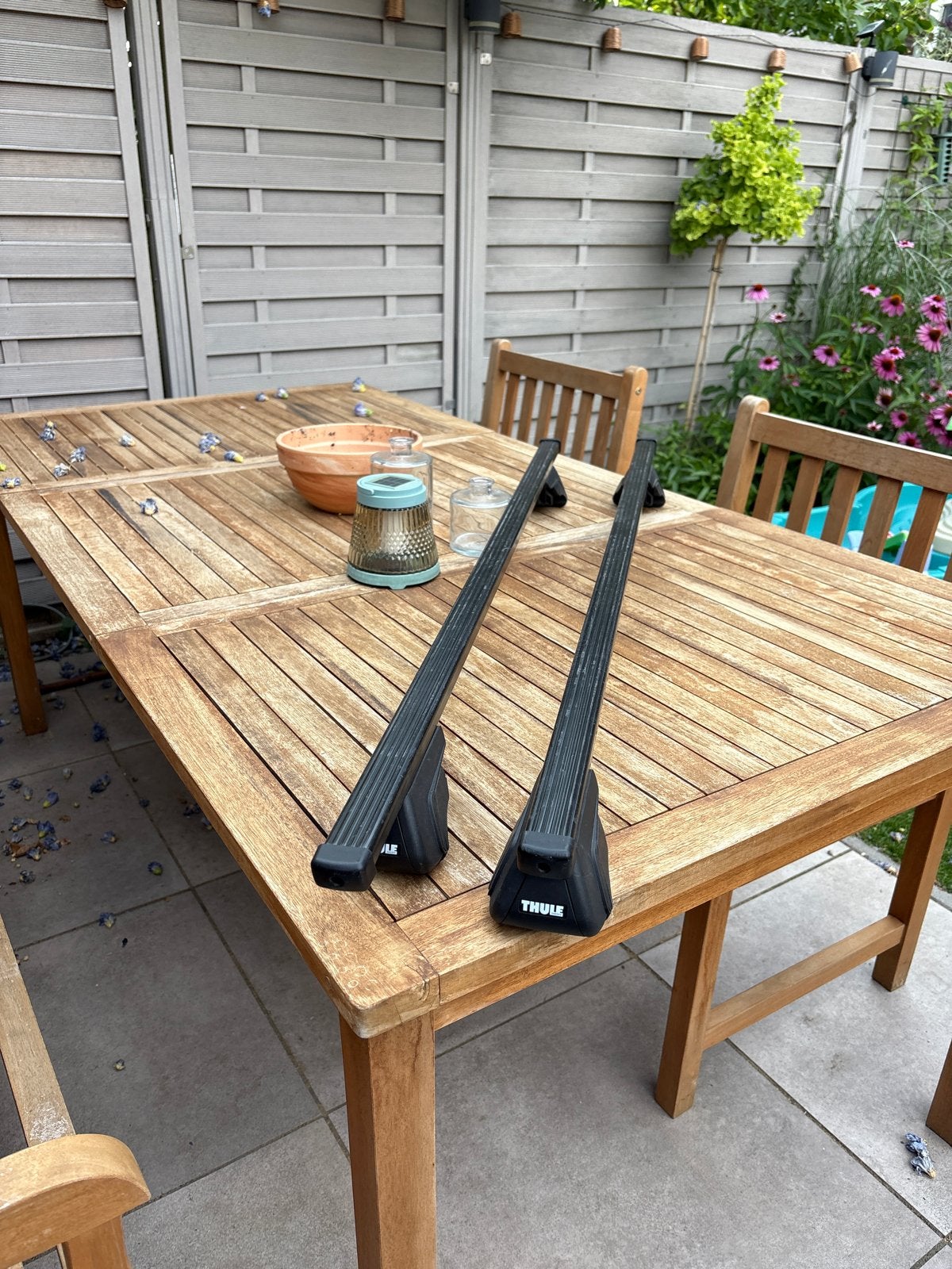 Thule dakdragers - Max. belasting 60kg, Auto diversen, Dakdragers, Gebruikt, Ophalen