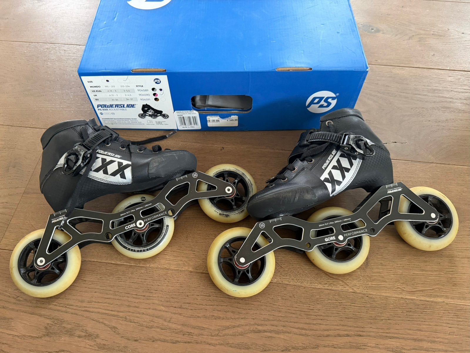 Powerslide PS XXX Adjustable verstelbare skates maat 31-34, Sport en Fitness, Skeelers, Ophalen, Kinderen, Powerslide, Verstelbaar