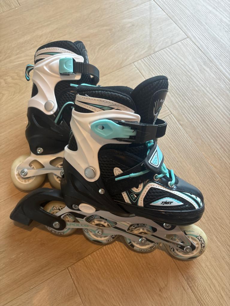 Apollo Super Blades inline skates met lichtgevende wielen, Ophalen, Verstelbaar, Gebruikt, Kinderen