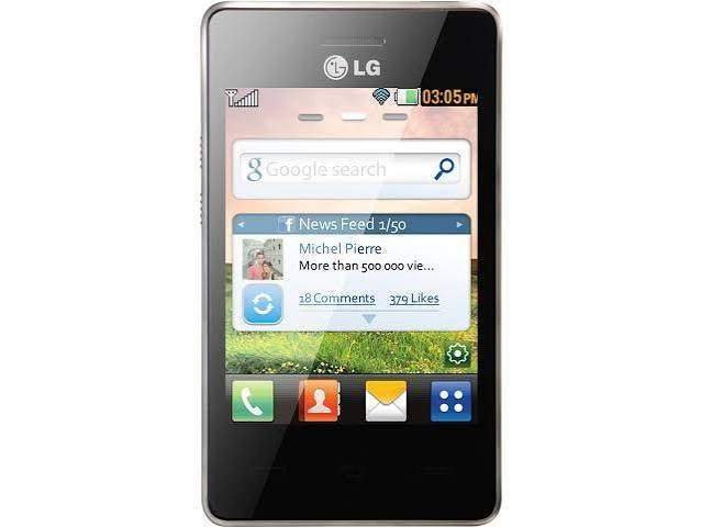 gsm, Telecommunicatie, Mobiele telefoons | LG, Overige modellen, Verzenden, Zwart, Touchscreen