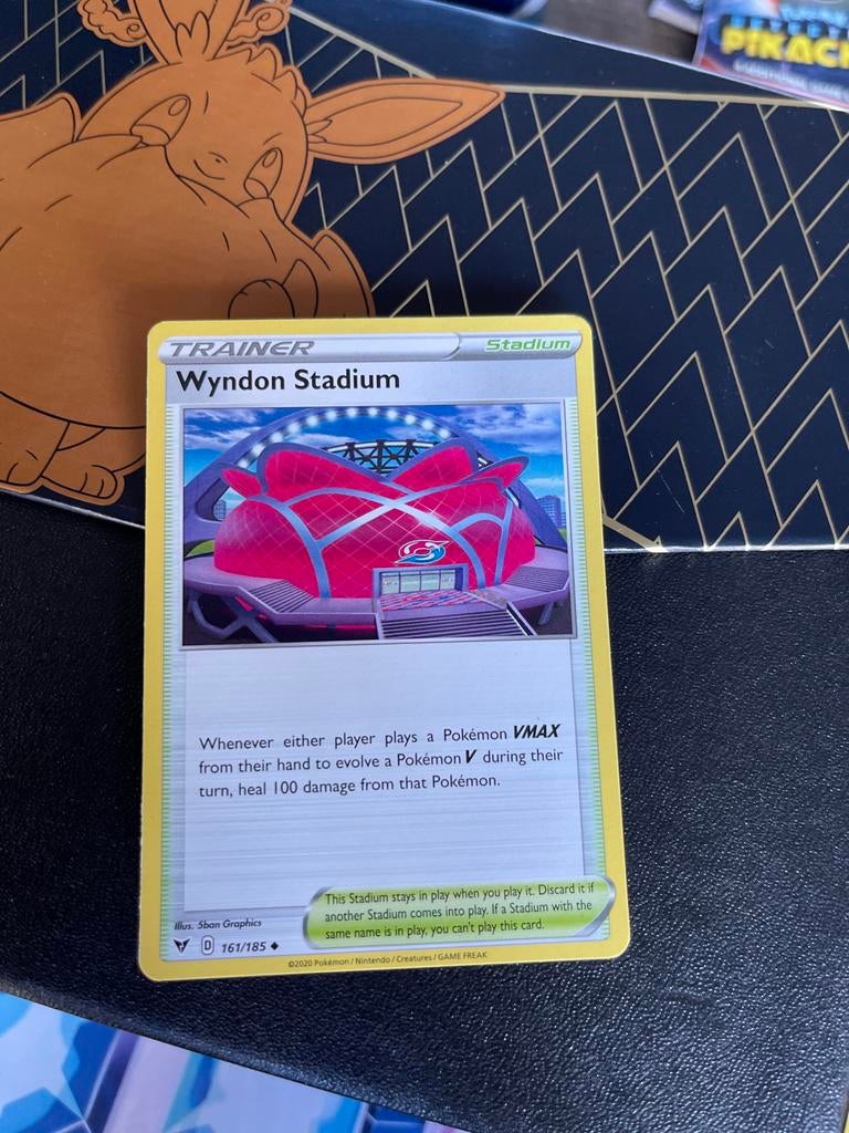 Pokémon Wyndon Stadium 161/185, Ophalen of Verzenden, Gebruikt, Losse kaart