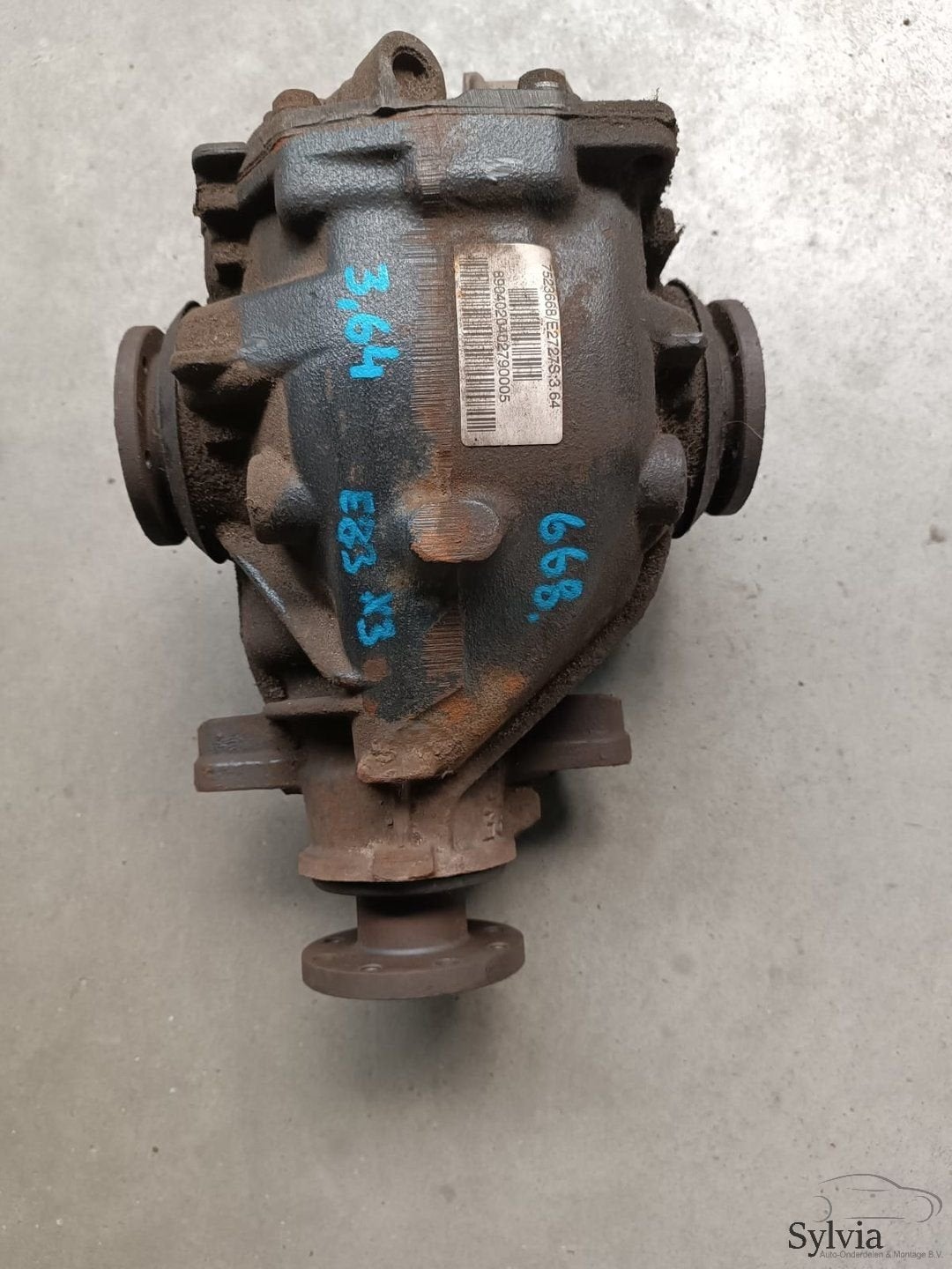 Differentieel cardan Aut M54 3.64 BMW X3 E83 33107523668 752, Gebruikt, -, -, Ophalen of Verzenden