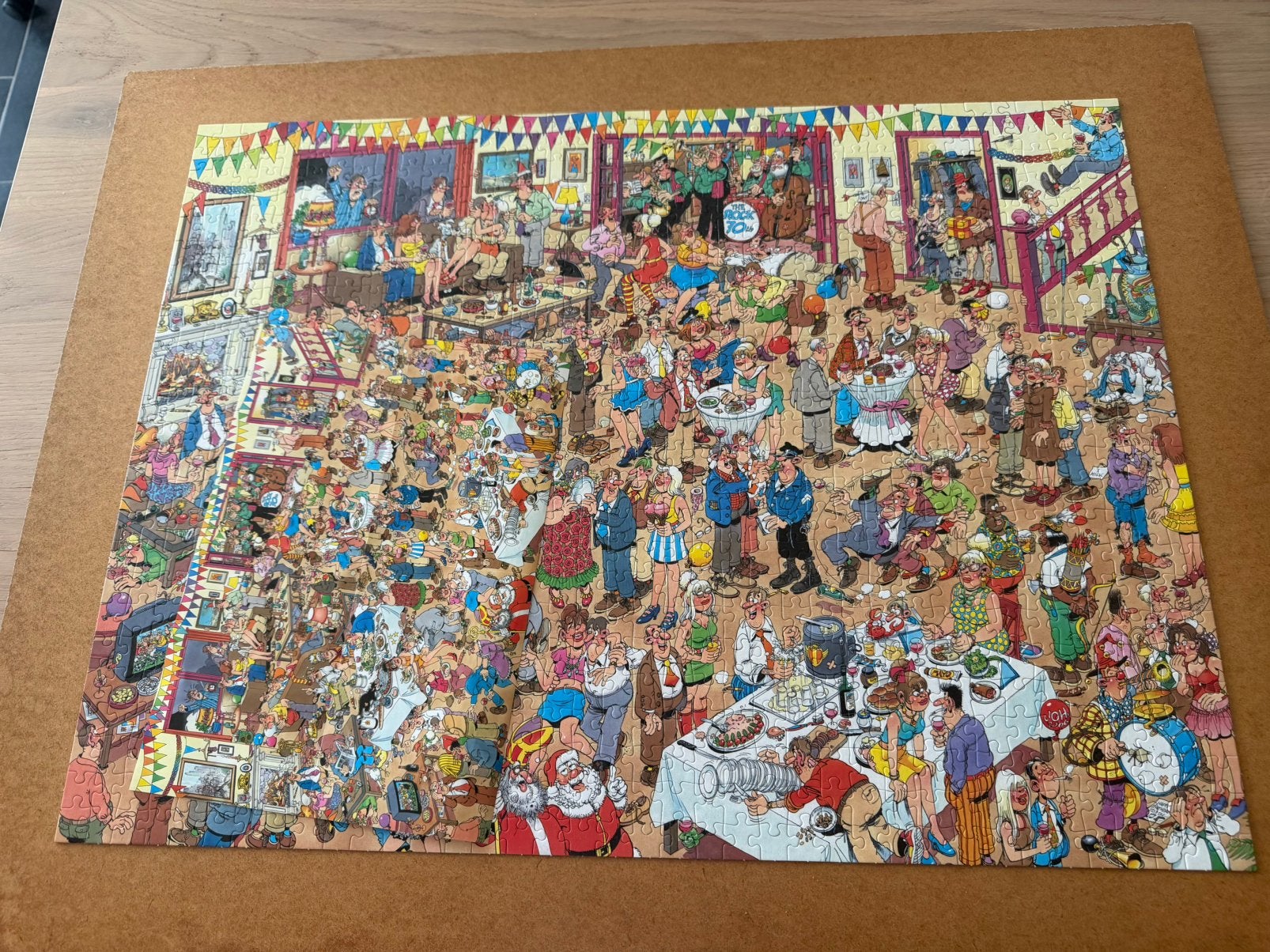 Jan van Haasteren Happy Birthday, Hobby en Vrije tijd, Denksport en Puzzels, Ophalen of Verzenden, 500 t/m 1500 stukjes, Zo goed als nieuw