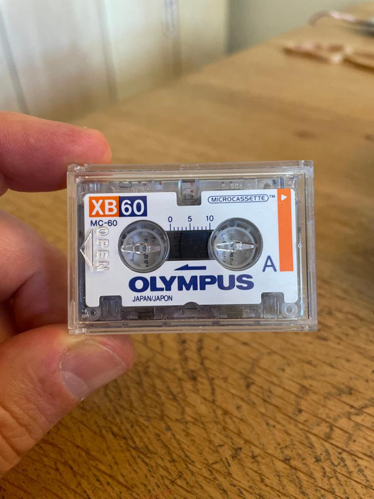 Olympus Microcassette MC-60 XB60 - Nieuw in verpakking, Overige genres, 1 bandje, Ophalen of Verzenden, Zo goed als nieuw