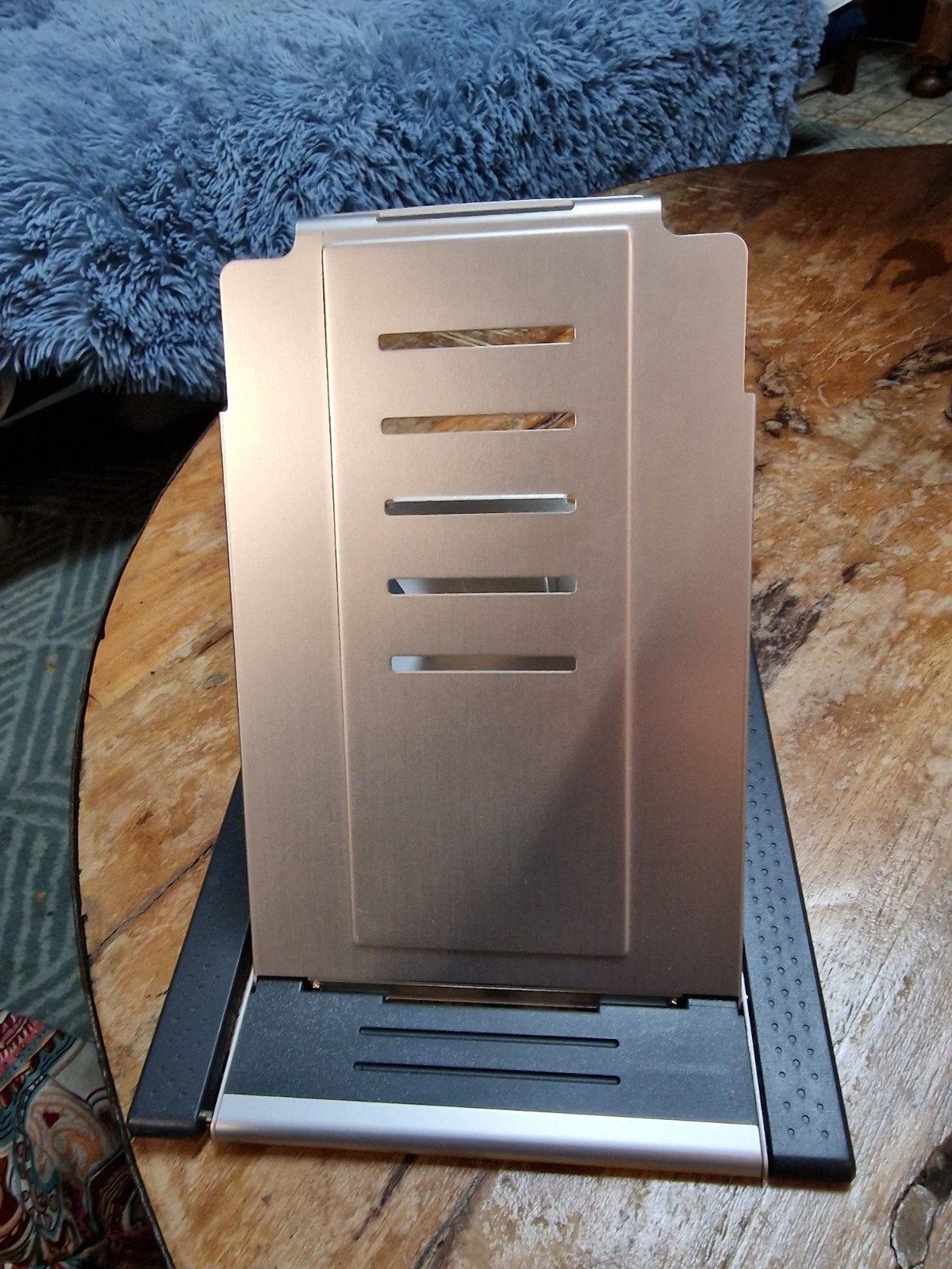 Verstelbare iPad Standaard - Aluminium, Computers en Software, Apple iPads, 10 inch, Gebruikt, Overige modellen, Wit
