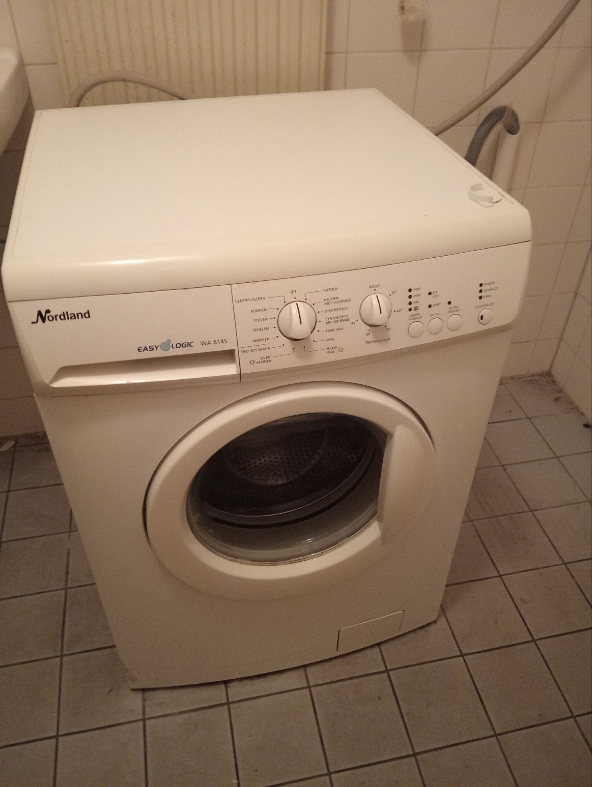 Nordland Easy Logic WA 8145 Wasmachine - Voorlader, Witgoed en Apparatuur, 6 tot 8 kg, Ophalen of Verzenden, Voorlader, Kort programma