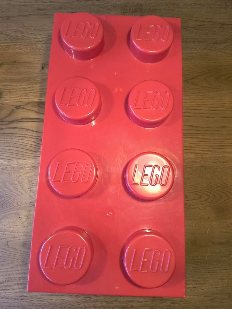 Grote rode LEGO opbergdoos - Speelgoedbak, Ophalen, Gebruikt, Accessoire, Lego