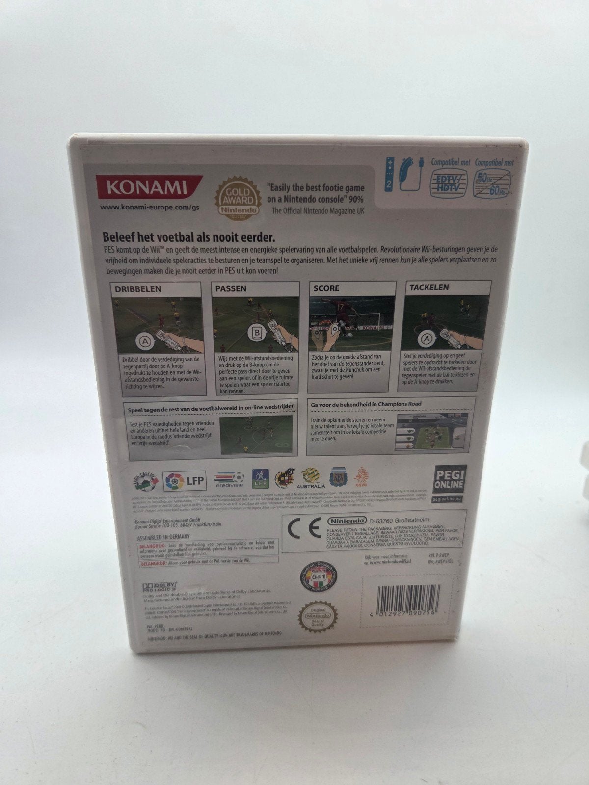 PES 2008 Pro Evolution Soccer - Nintendo Wii, Gebruikt, Ophalen of Verzenden, Eén computer, Sport