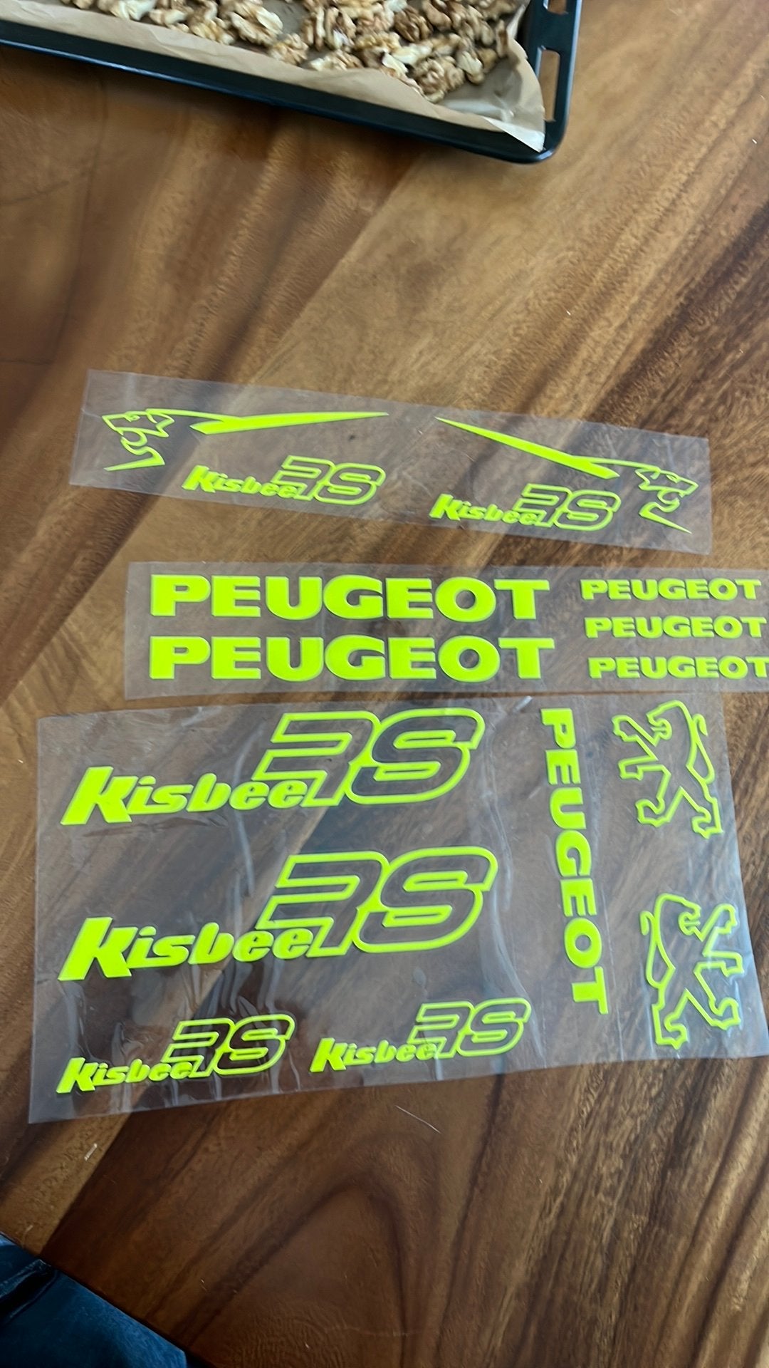 Stickerset peugeot kisbee RS, Ophalen of Verzenden
