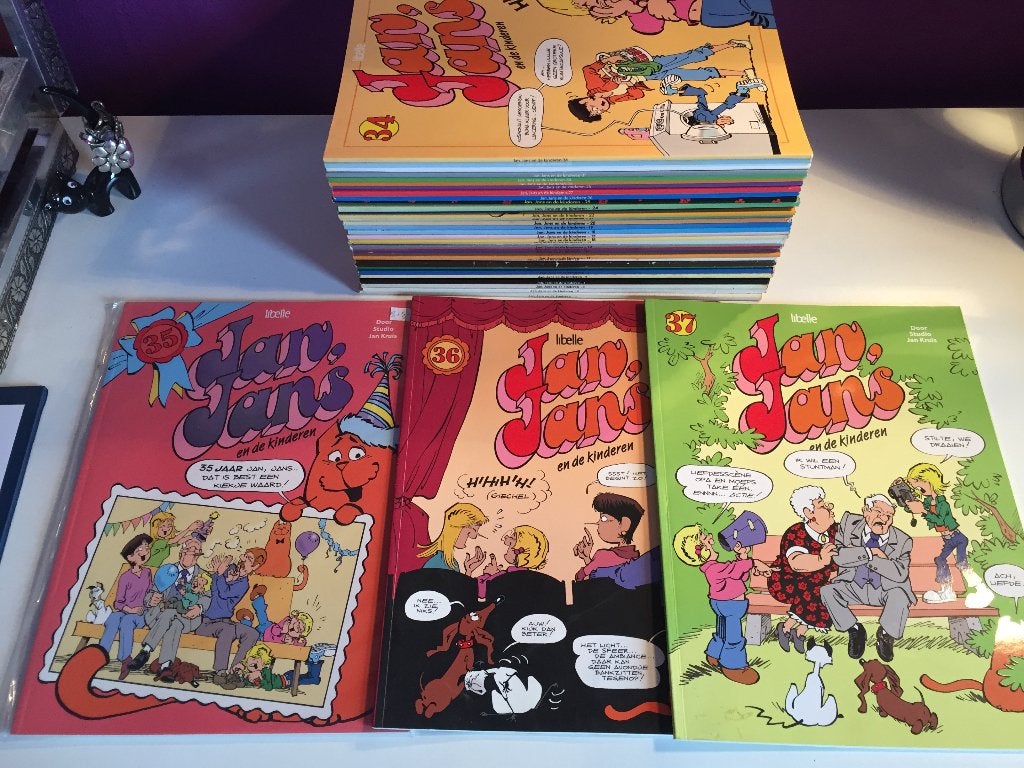 Jan Jans en de kinderen serie 1 t/m 74 compleet!!, Boeken, Complete serie of reeks, Ophalen of Verzenden, Zo goed als nieuw