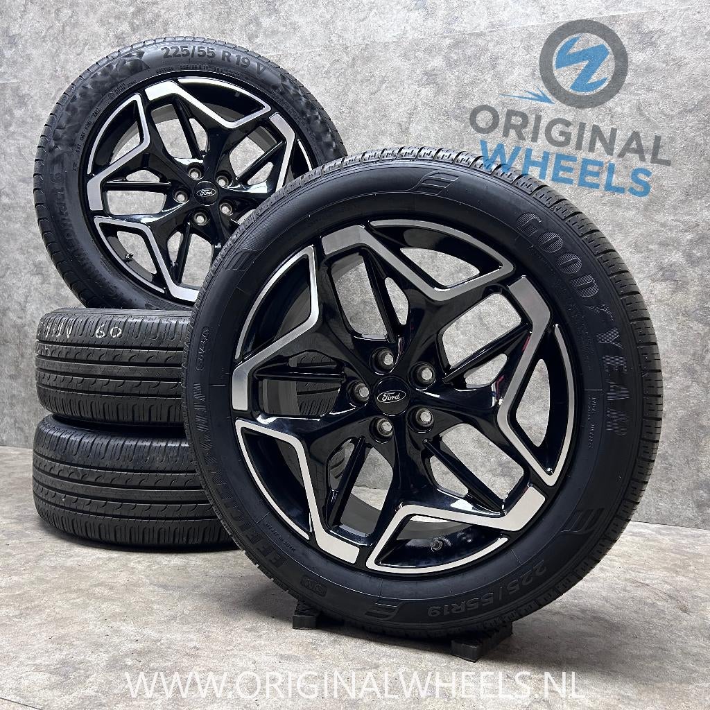 19 inch originele velgen + zomerbanden Ford Kuga MK3, 19 inch, Gebruikt, Ford, Banden en Velgen