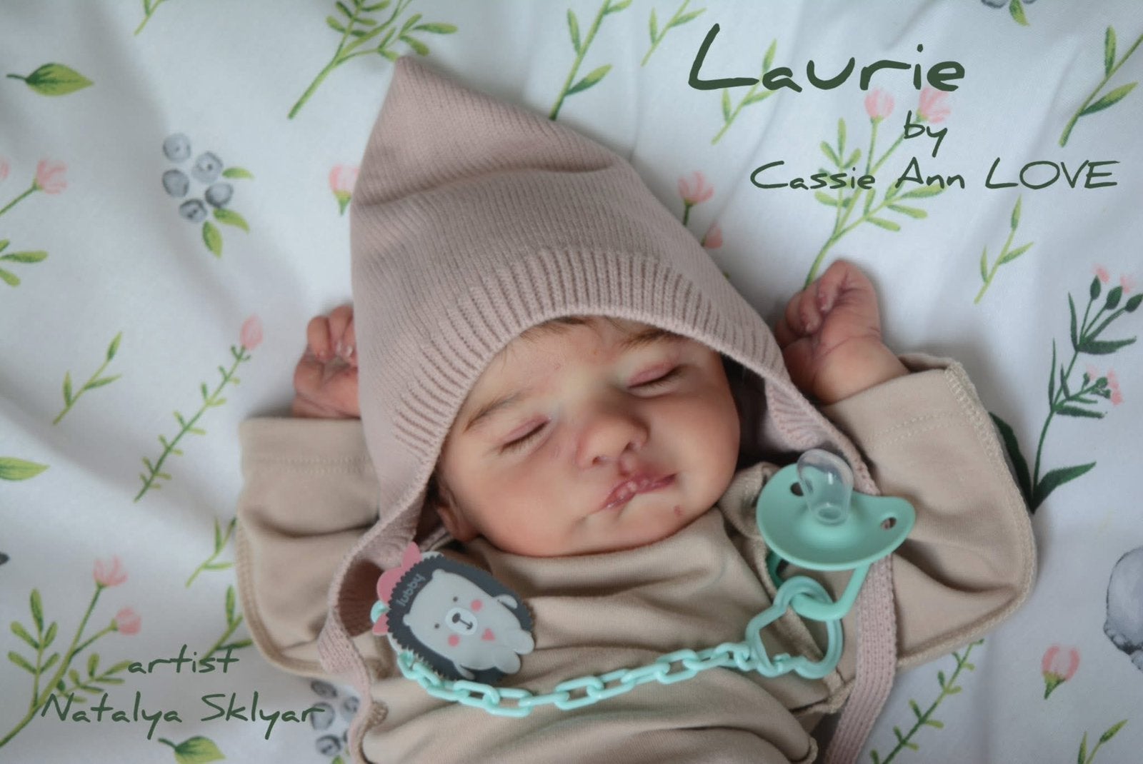 “Reborn”Te koop Laurie van Cassie Ann, Verzamelen, Ophalen of Verzenden, Zo goed als nieuw, Pop