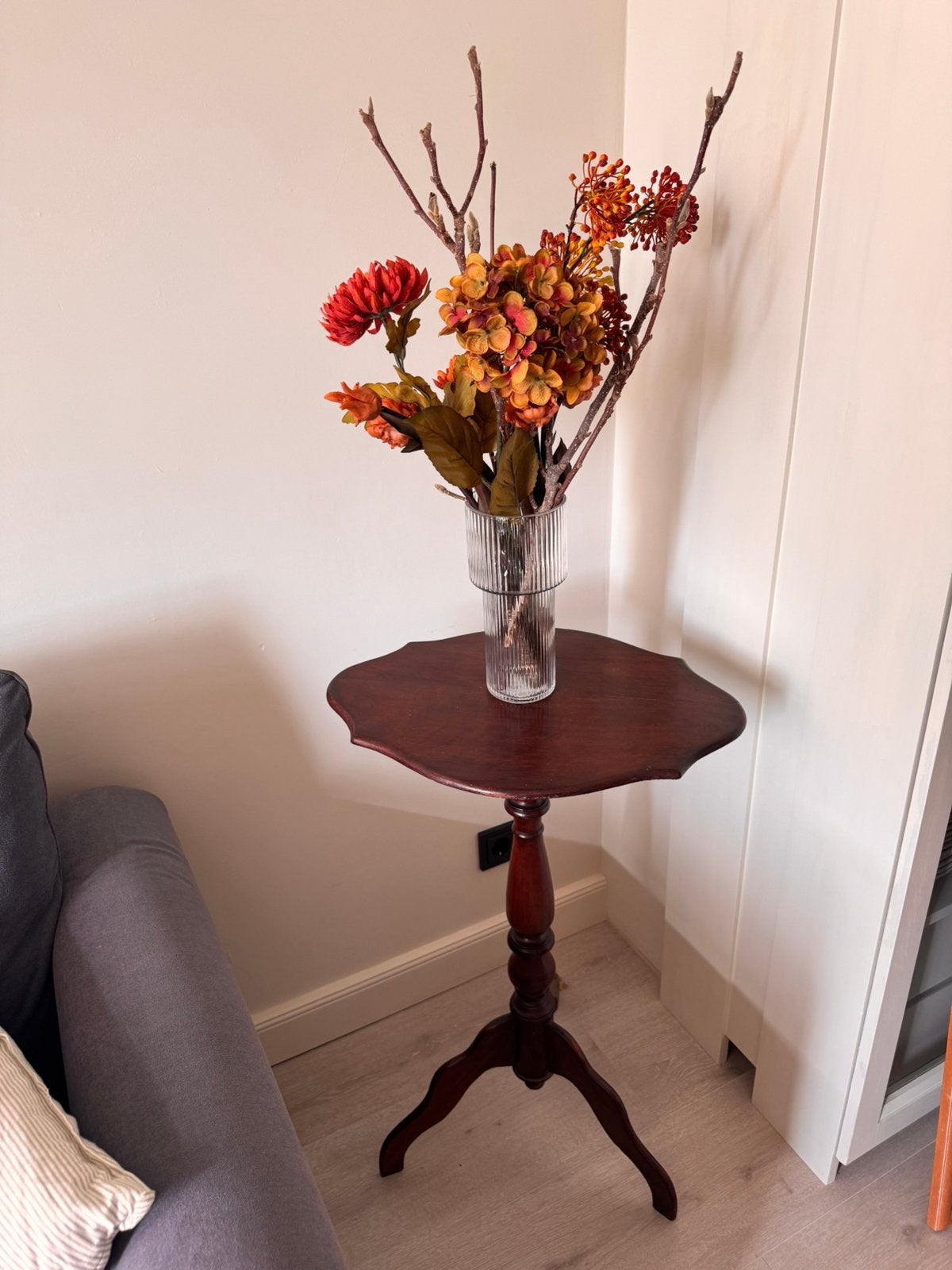 Wijntafeltje / bijzettafel / antieke tafel / tafeltje, Ophalen, Minder dan 55 cm, Zo goed als nieuw, 60 cm of meer