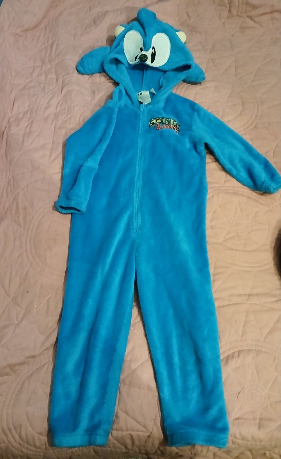 H&M Sonic the Hedgehog Onesie - Maat 104, Ophalen of Verzenden, Gebruikt, H&M, Jongen of Meisje