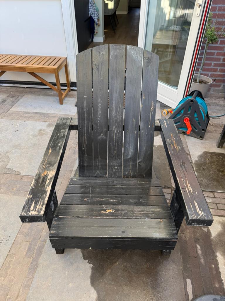 Gratis - Tuinstoel / loungestoel, Ophalen, Gebruikt, Hout