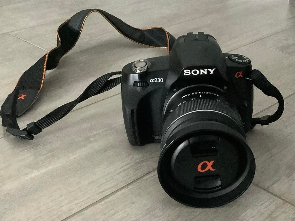 Sony Alpha 230 Spiegelreflexcamera Set, Audio, Tv en Foto, Fotocamera's Digitaal, Zo goed als nieuw, Spiegelreflex, Sony, 8 keer of meer