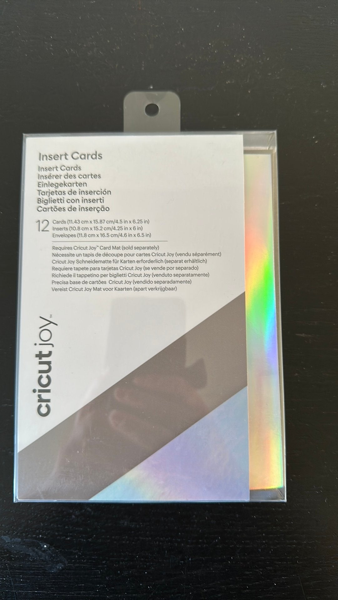 Nieuw! Grote cricut insert cards 12 stuks!, Ophalen of Verzenden, Nieuw, Overige thema's, Blanco kaart of Basiskaart