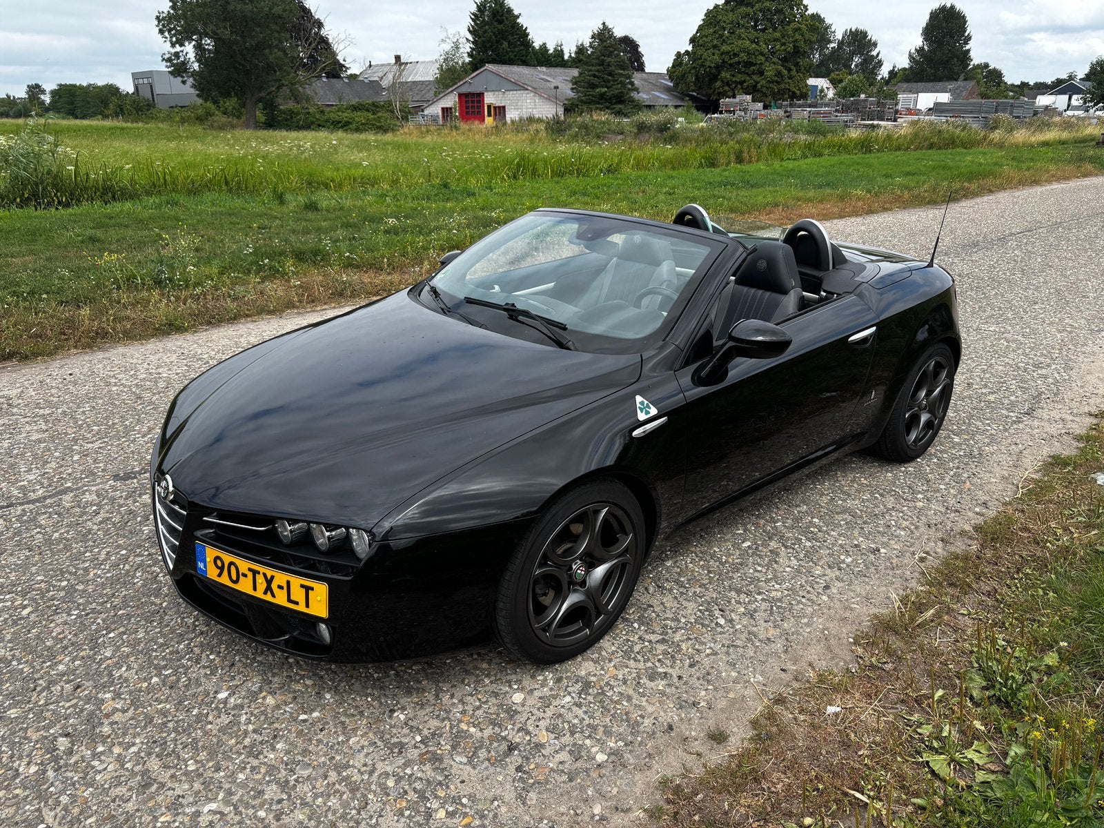 Alfa Romeo Spider 2.2 JTS 2007 Zwart, Auto's, 1450 kg, Achterwielaandrijving, Zwart, 4 cilinders