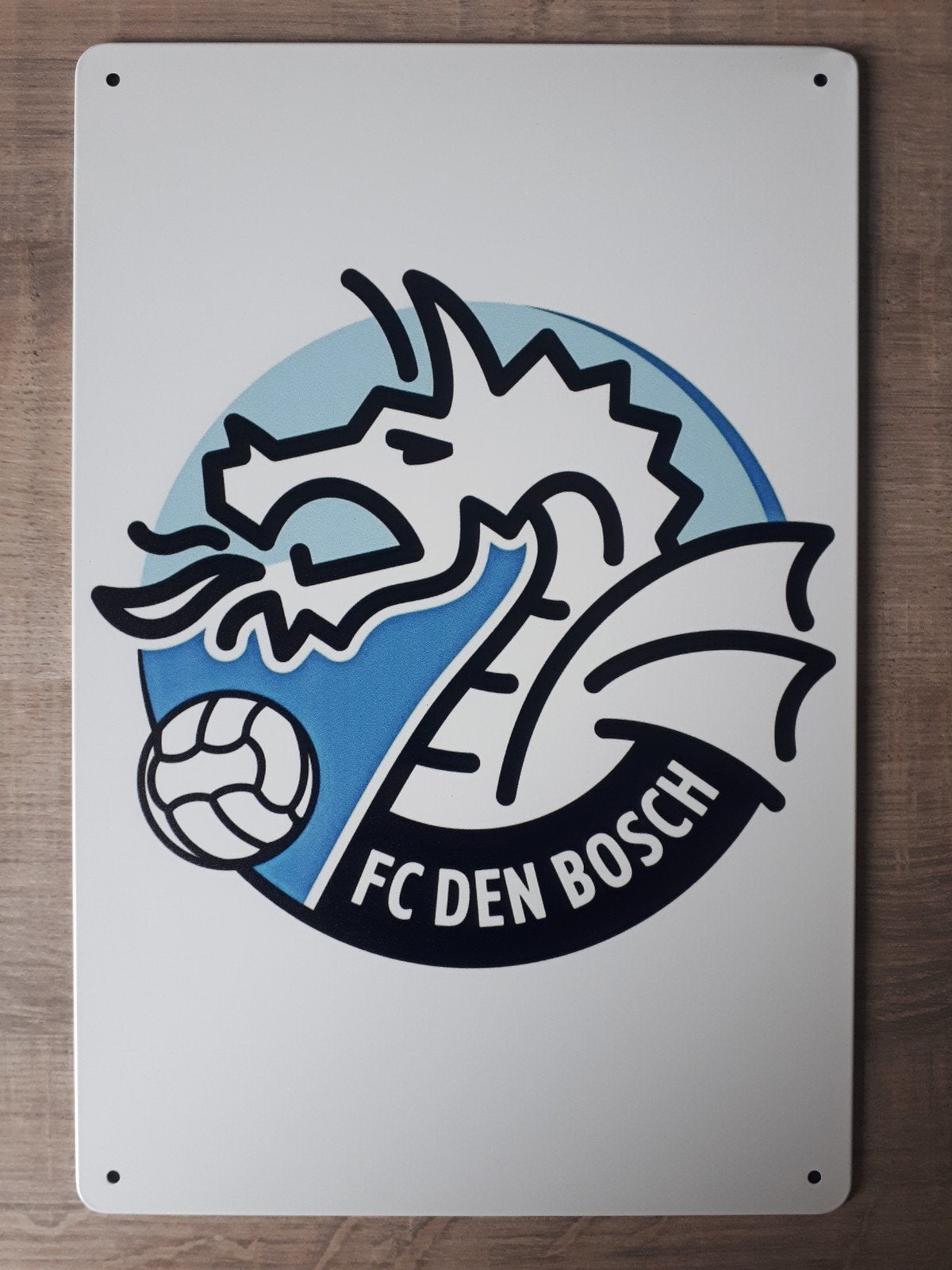 Fc Den Bosch 20x30 cm Metalen Reclamebord, Verzamelen, Sportartikelen en Voetbal, Verzenden, Nieuw, Buitenlandse clubs