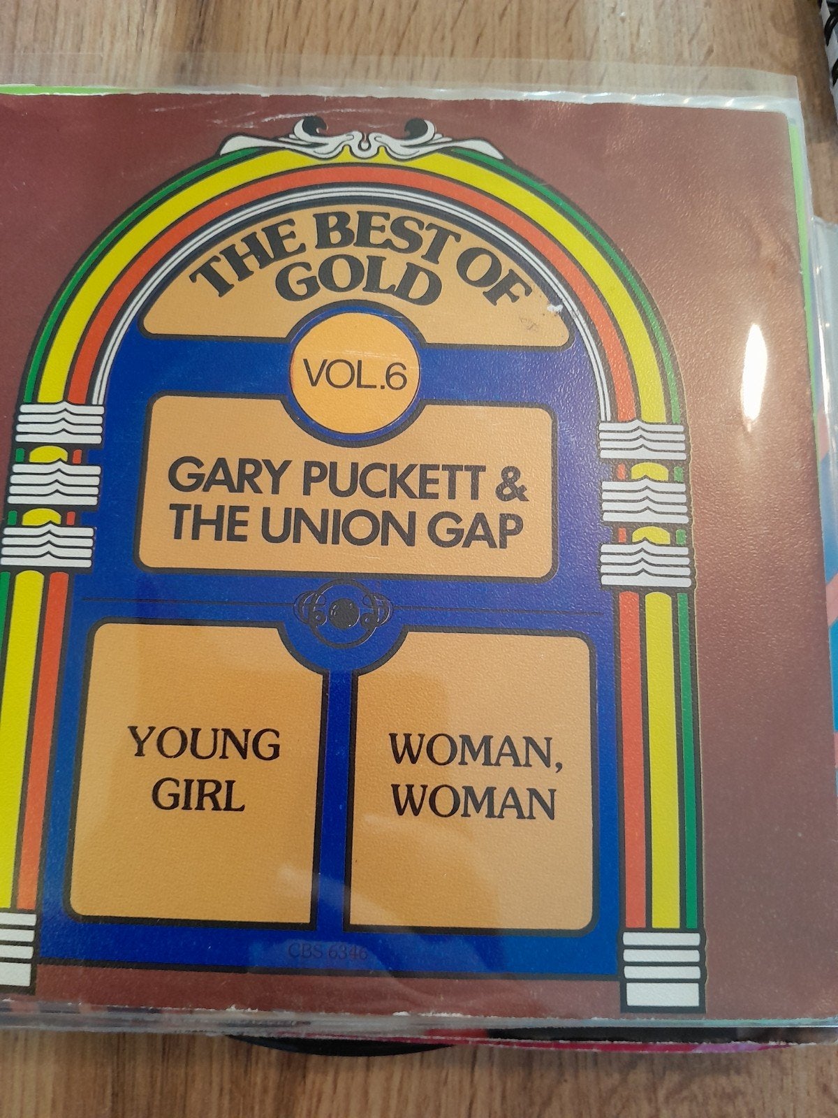 Gary puckett & the union gap 7 inch young girl, Cd's en Dvd's, Ophalen of Verzenden, Zo goed als nieuw, Pop