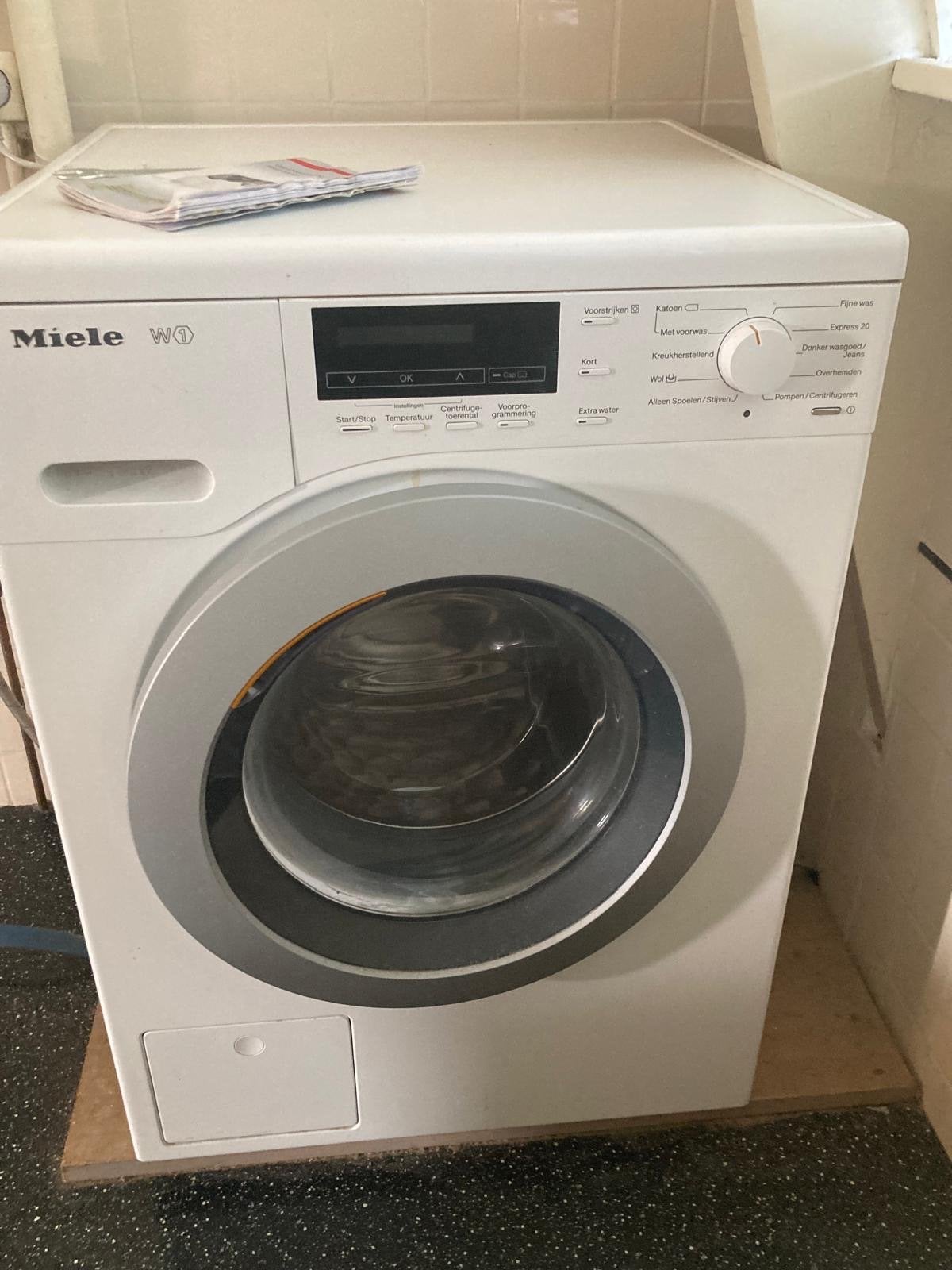 Miele WKB 120 WCS Wasmachine - 2017, Ophalen, 6 tot 8 kg, Voorlader, 85 tot 90 cm
