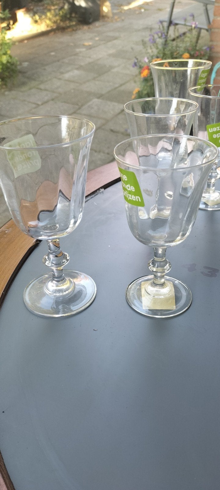 Set van 10  Wijnglazen, Ophalen, Glas of Glazen, Nieuw, Glas