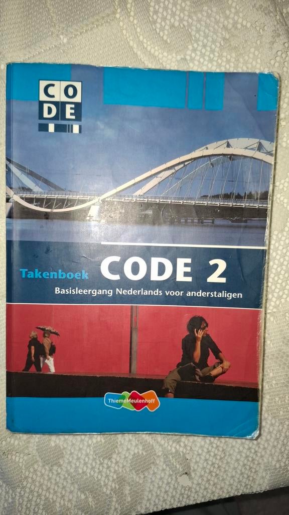 CODE 2 Takenboek Nederlands voor anderstaligen, Gelezen, ThiemeMeulenhoff, Ophalen of Verzenden, Alpha