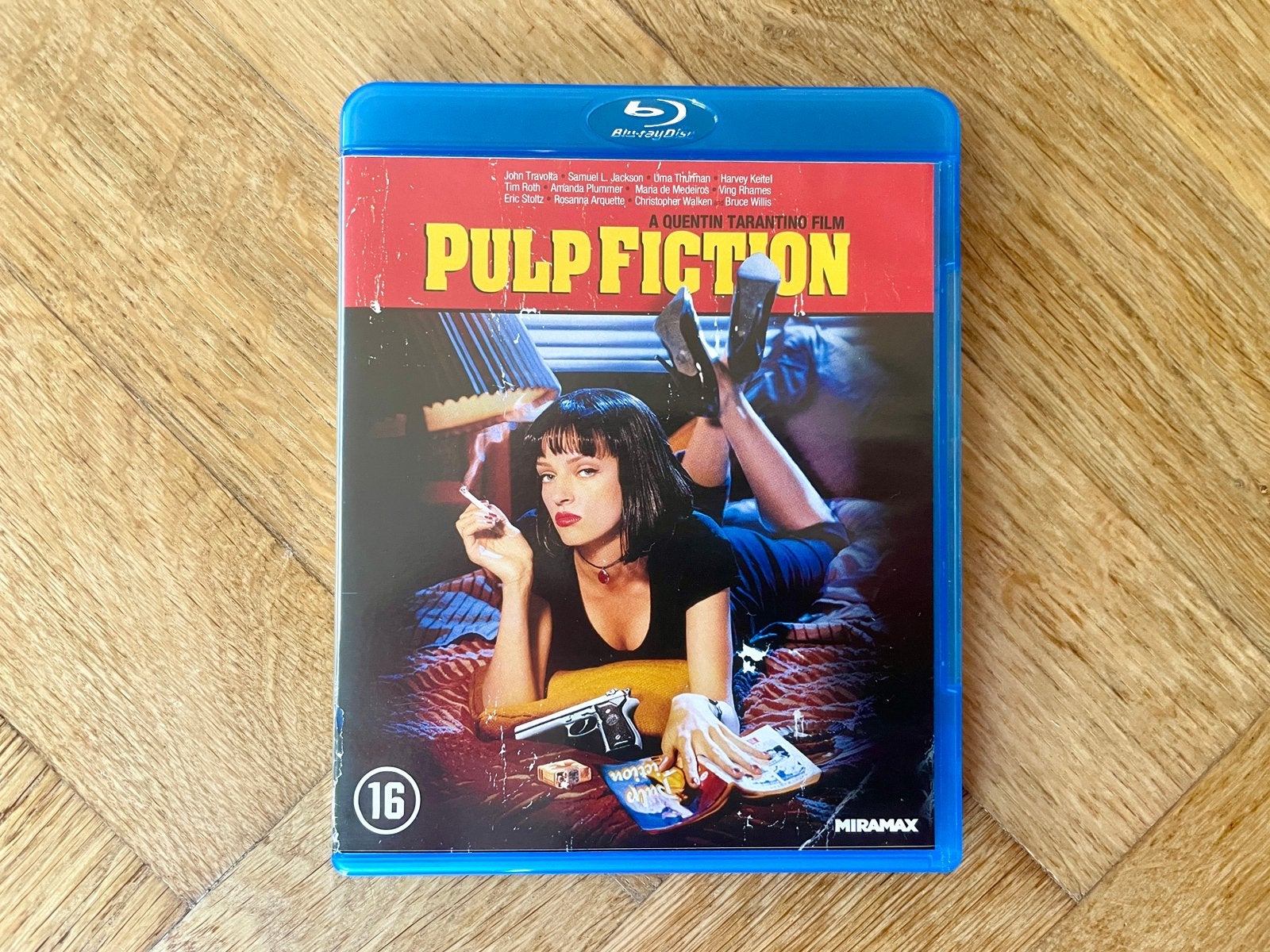 Pulp Fiction (1994) op Blu-ray (nette staat, met NL), Engels, Vanaf 16 jaar, Nederlands, Film