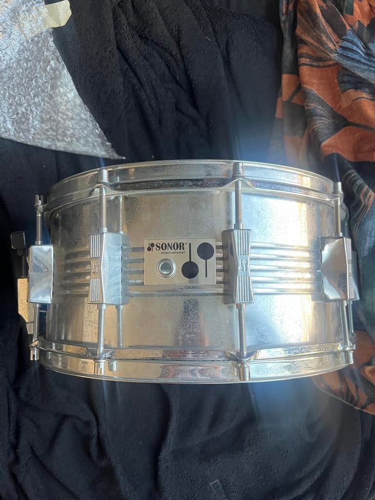 Sonor 14x6.5 Stalen. sonor SID snare 0114, Muziek en Instrumenten, Drumstellen en Slagwerk, Ophalen of Verzenden, Gebruikt, Sonor