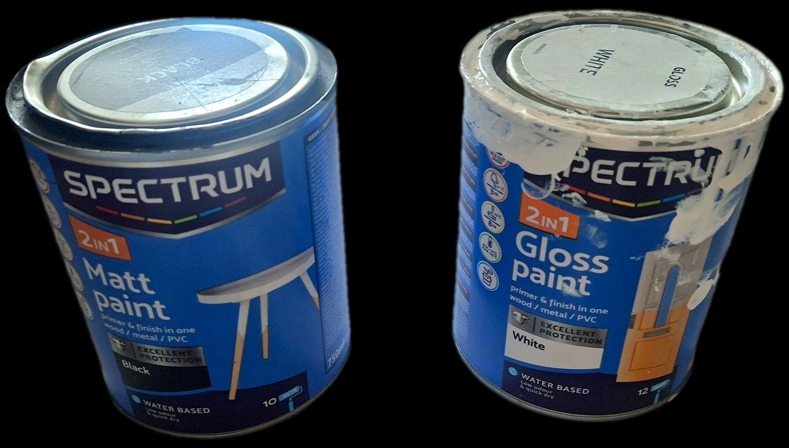 GRATIS: VERF + KWASTEN + ROLLERS + BAK, Ophalen of Verzenden, Gebruikt, Overige typen