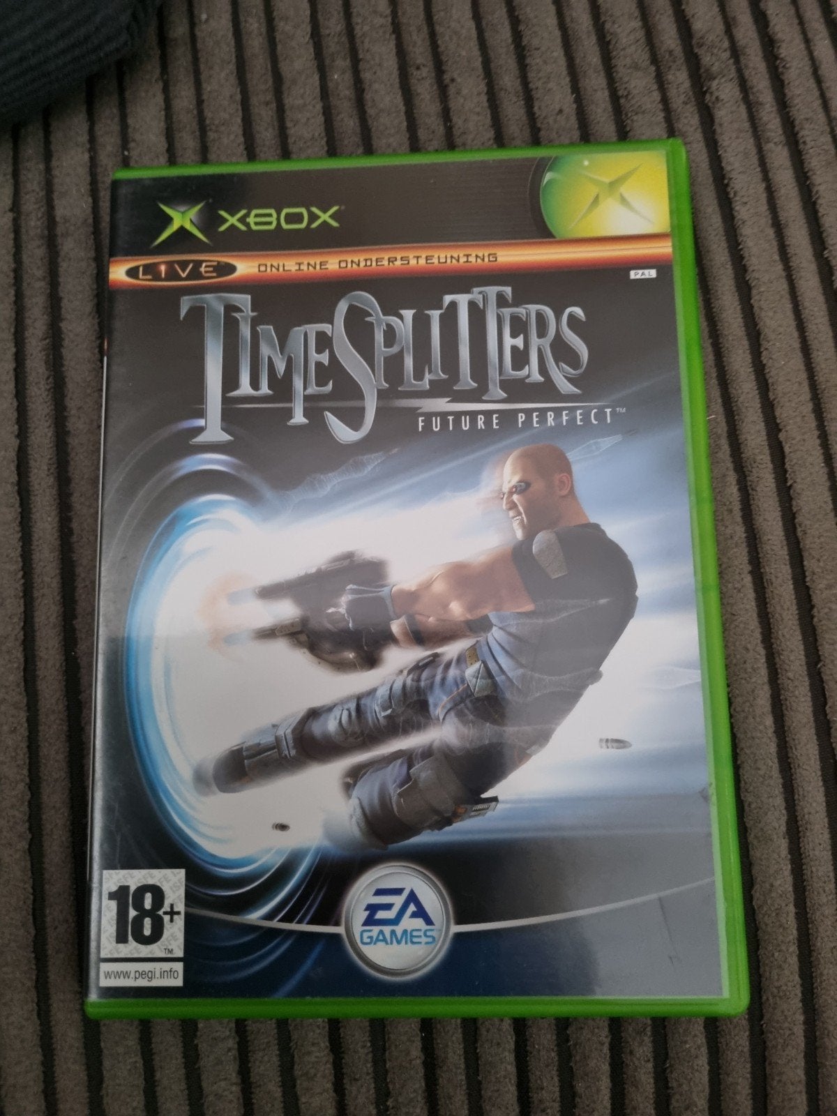 TimeSplitters Future Perfect - Xbox Original, Spelcomputers en Games, Games | Xbox Original, Gebruikt, Vanaf 18 jaar, Shooter
