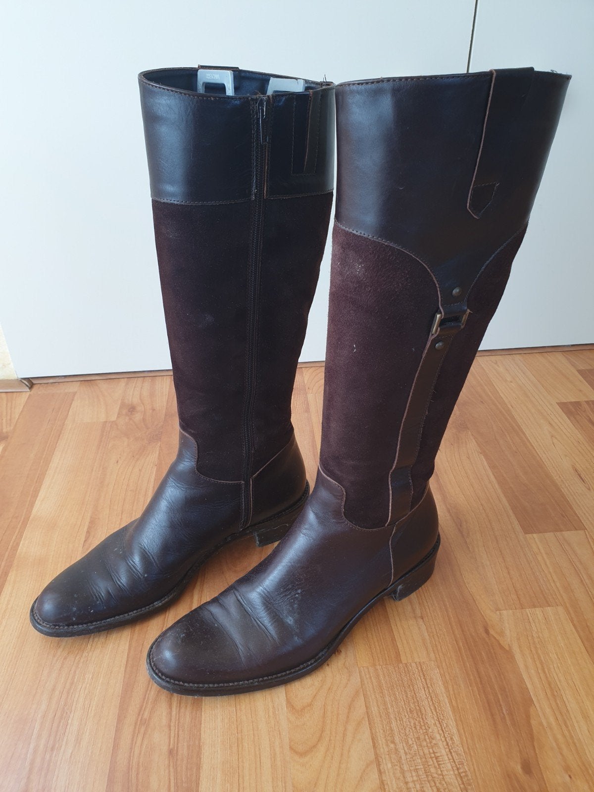 Bruine hoge laarzen, maat 39, Kleding | Dames, Ophalen of Verzenden, Gedragen, Bruin, Hoge laarzen