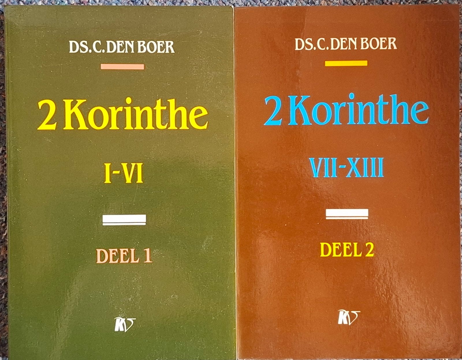 2 Korinthe I-VI & VII-XIII - Ds. C. den Boer (2 delen), Boeken, Ophalen of Verzenden, Gelezen, Ds. C. den Boer, Christendom | Protestants