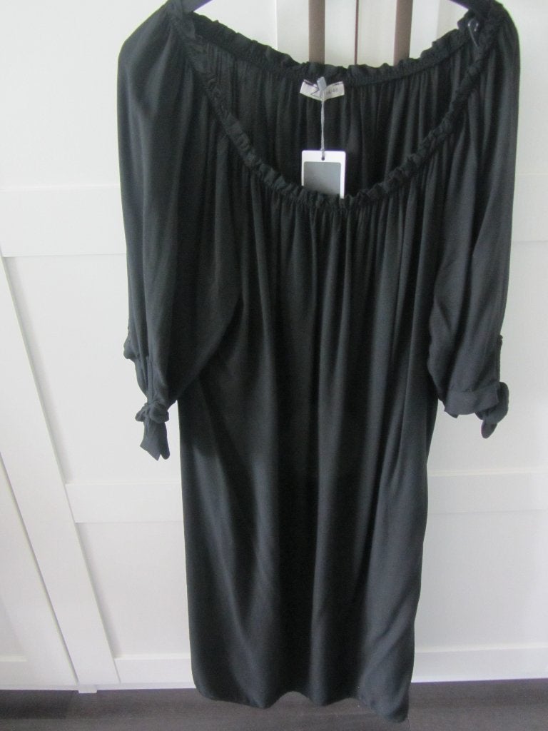 Jurk Maat 44 / 44/46 zwart nieuw / jurk zwart/wit, Kleding | Dames, Wit, Maat 42/44 (L), Nieuw, Ophalen of Verzenden