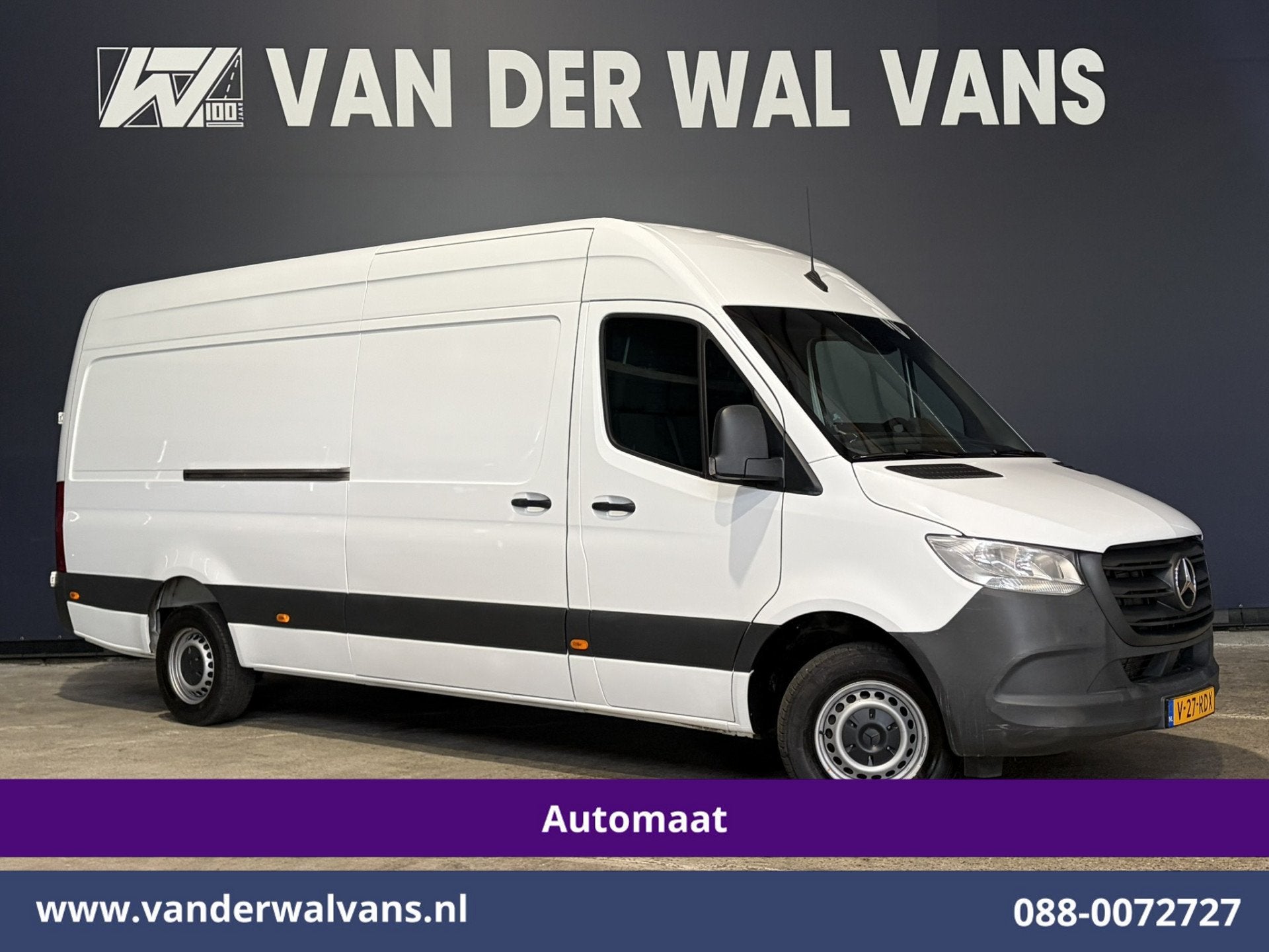 Mercedes-Benz Sprinter 317 CDI 170pk 9G-Tronic Automaat 3500, Automaat, Dealer onderhouden, Gebruikt, Wit