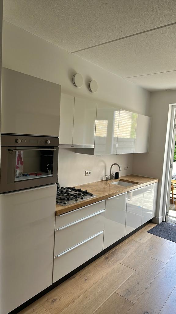 Complete keuken muv vaatwasser, Huis en Inrichting, Keuken | Complete keukens, Ophalen, Gebruikt, Wit