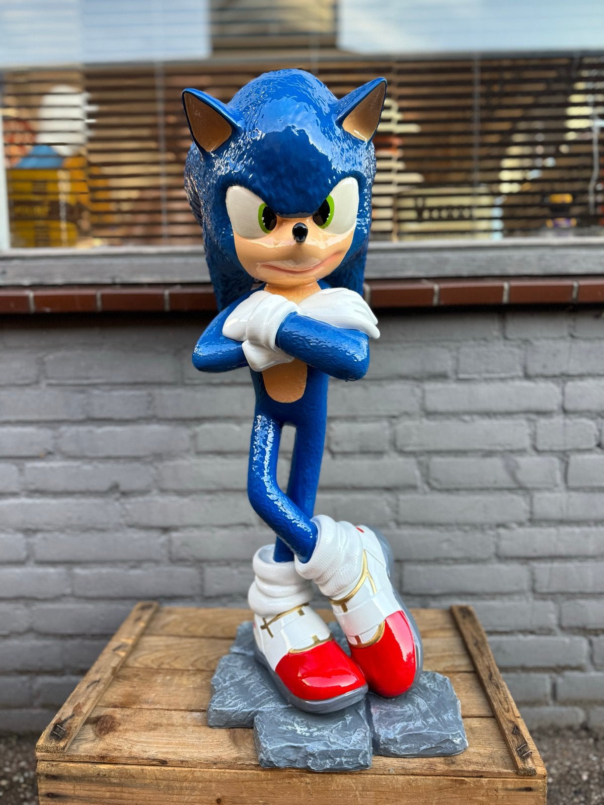 Grote Sonic the Hedgehog Beeld - Perfect voor Fans!, Ophalen, Zo goed als nieuw