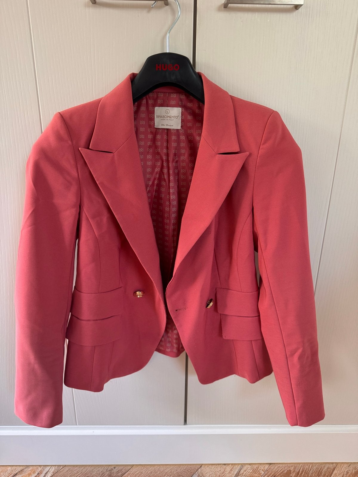 Rinascimento roze blazer - Maat L, Maat 42/44 (L), Ophalen of Verzenden, Zo goed als nieuw, Jasje