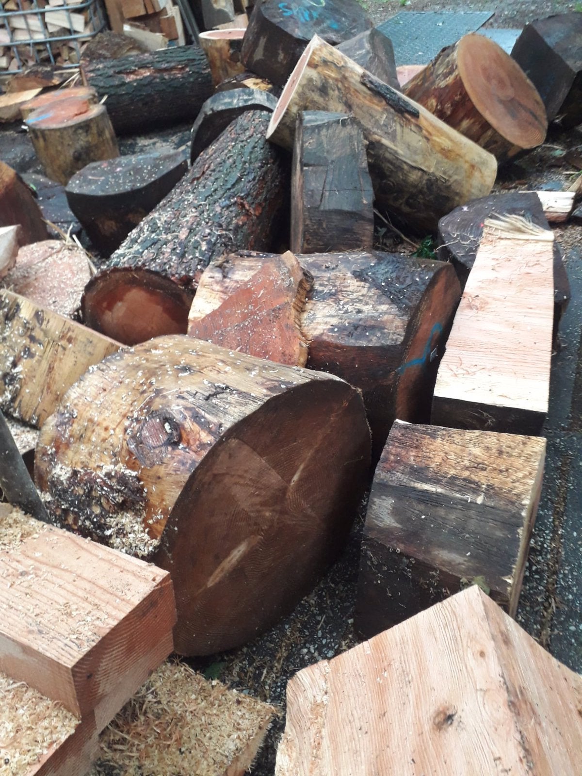 Douglas hout/ blokken, Minder dan 3 m³, Ophalen