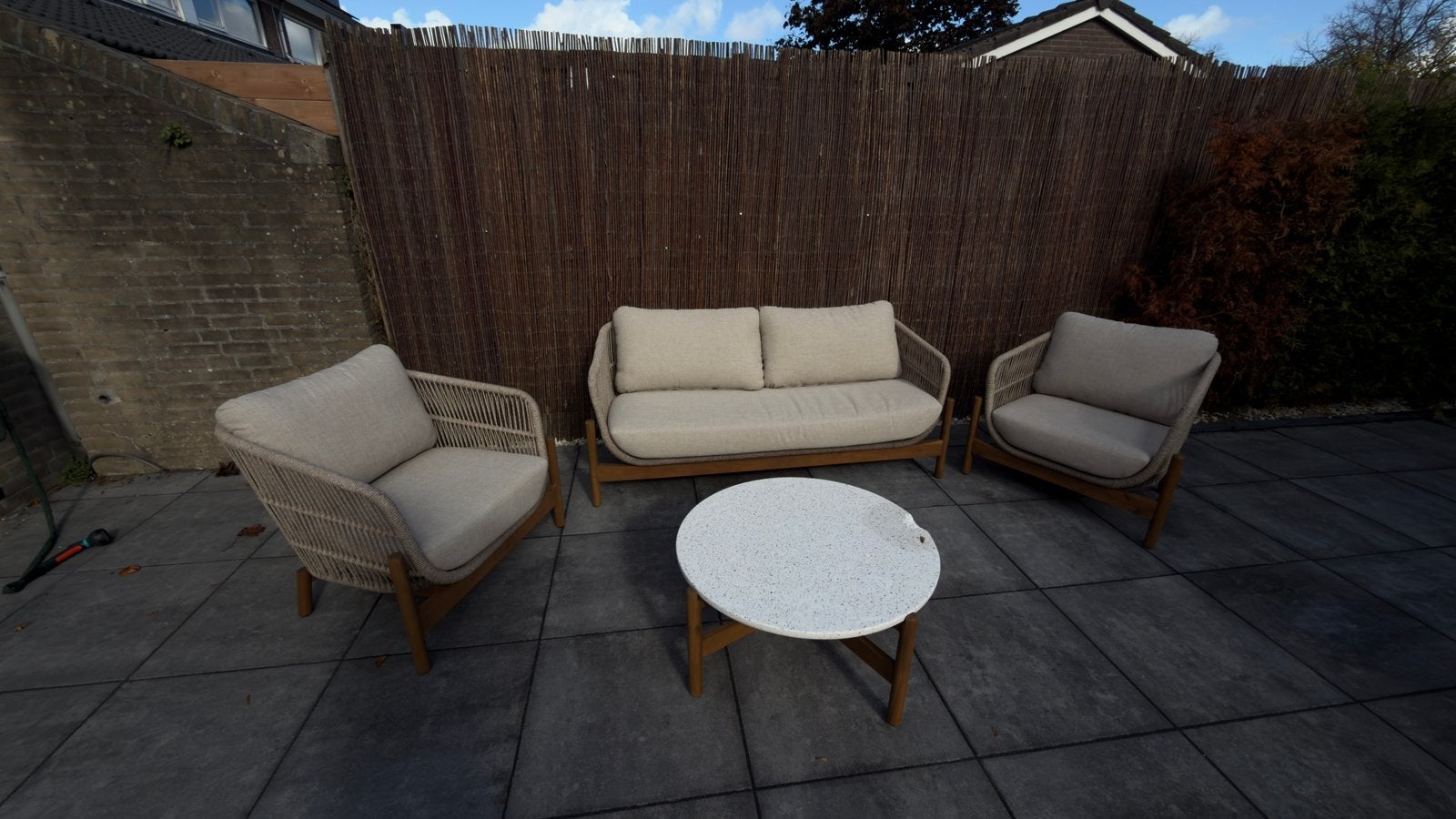 Titel: Z.G.A.N. House Nordic Terracina loungeset, Tuin en Terras, Ophalen, Zo goed als nieuw